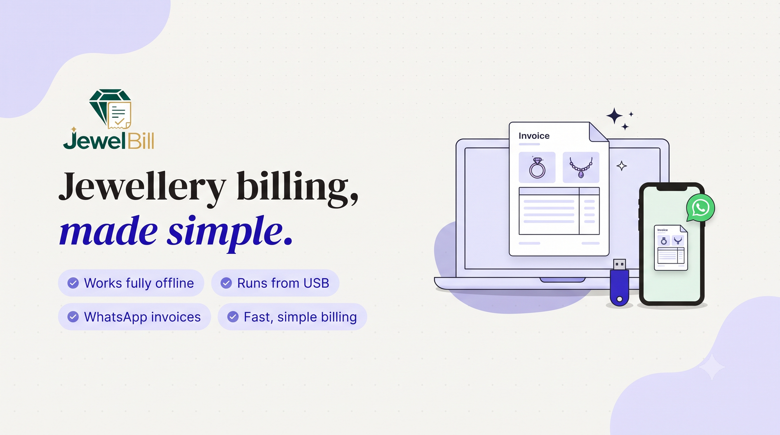 JewelBill — jewellery billing software