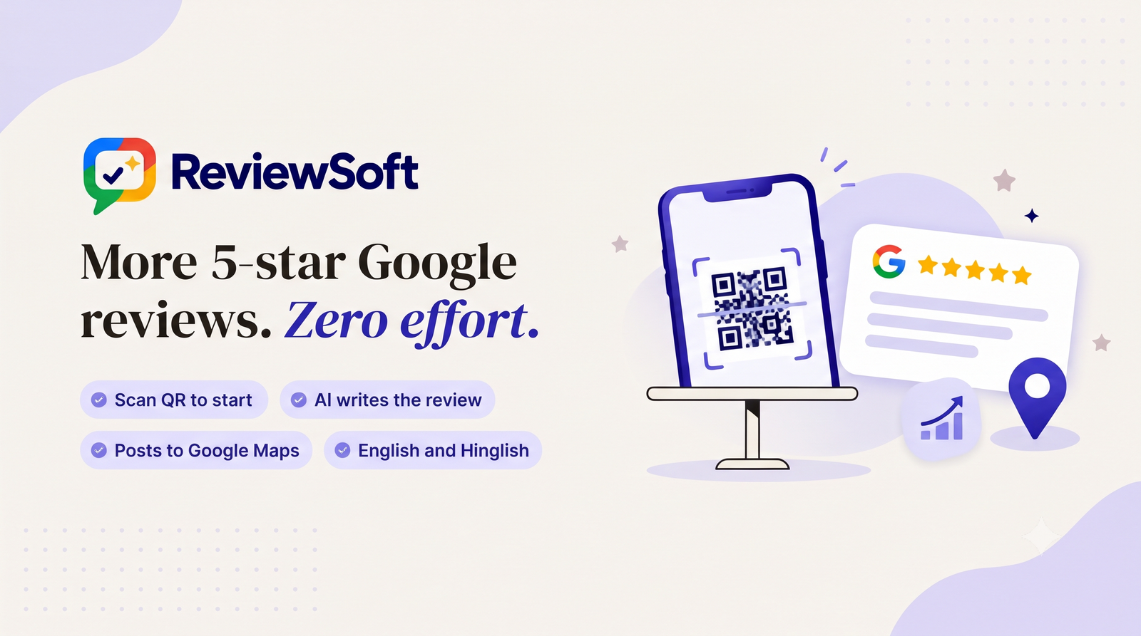 Reviewsoft — AI Google review software